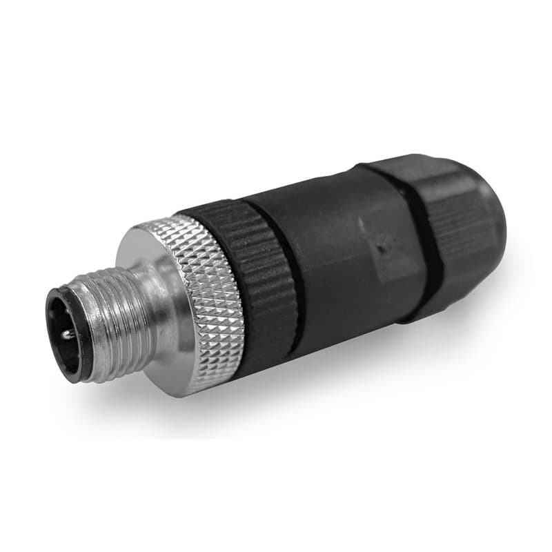 Conector M12, 5 pines, macho, recto Mod. CS-LM05HC