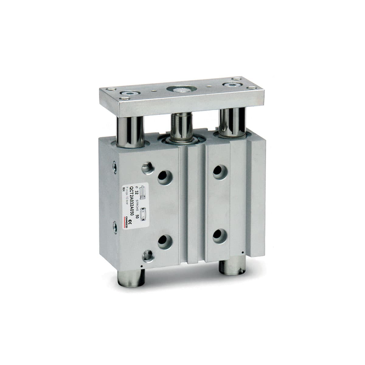 Actuadores con guía integrada Doble efecto magnéticos, guíados ø 20, 25, 32, 40, 50, 63 mm