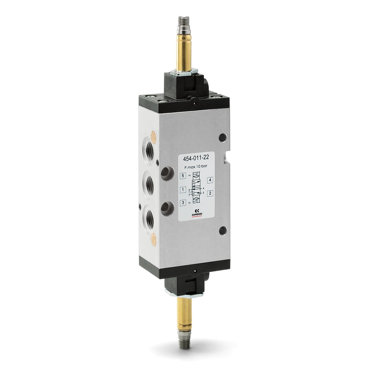Electroválvula 5/2 vías de G1/4, biestable - Mod. 454...