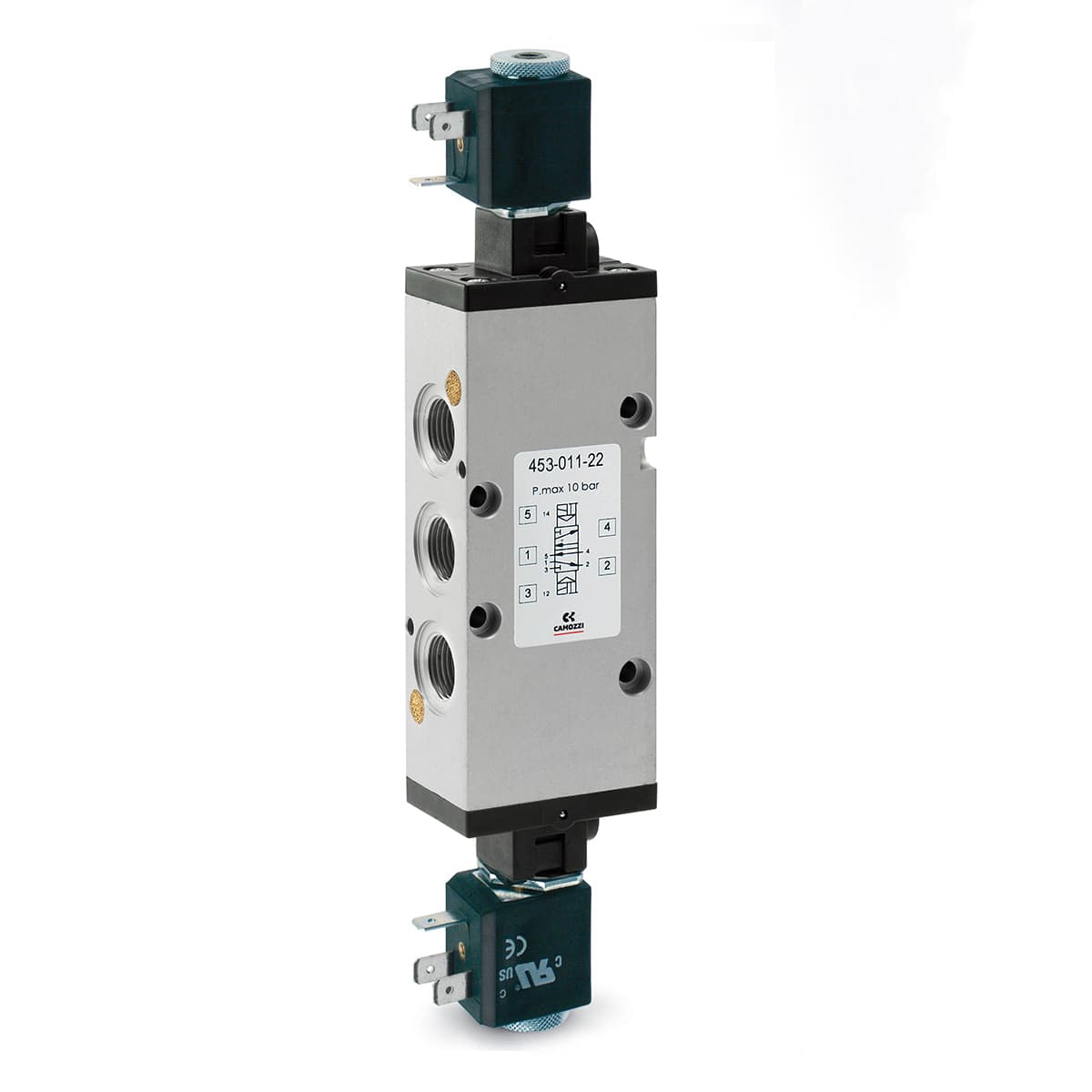 Electroválvula biestable 5/2 vias G3/8" - Mod. 453 (imagen 2)