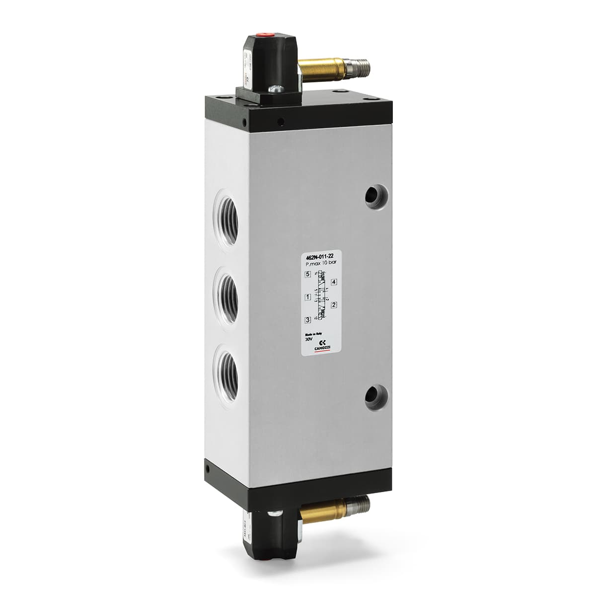 Electroválvula 5/3 vías de G1/2, biestable - Mod. 462N-..., 472N-...
