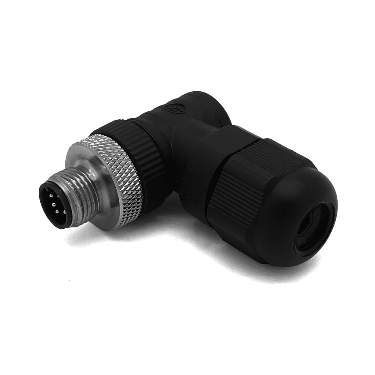 Conector M12, 5 pines, macho, angular Mod. CS-LS05HC