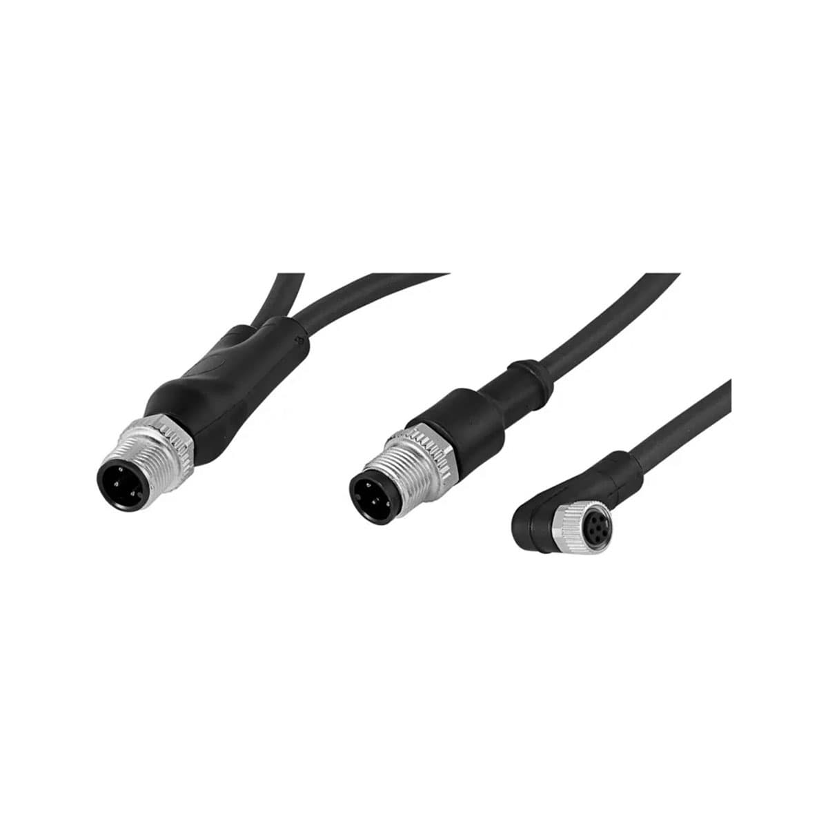 Cable “Y” con conectores rectos y 90 °, M12 / 5 pines y M8 / 6 pines Mod. SCP-CS-Y-C