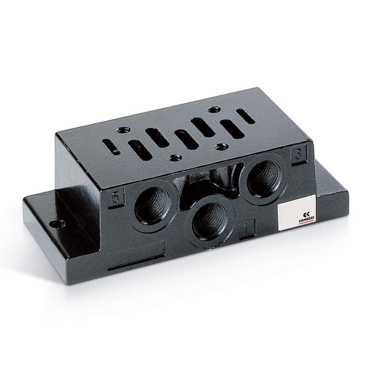 Placa base individual salida lateral (VDMA 24345) Mod. 901, 902, 903-F