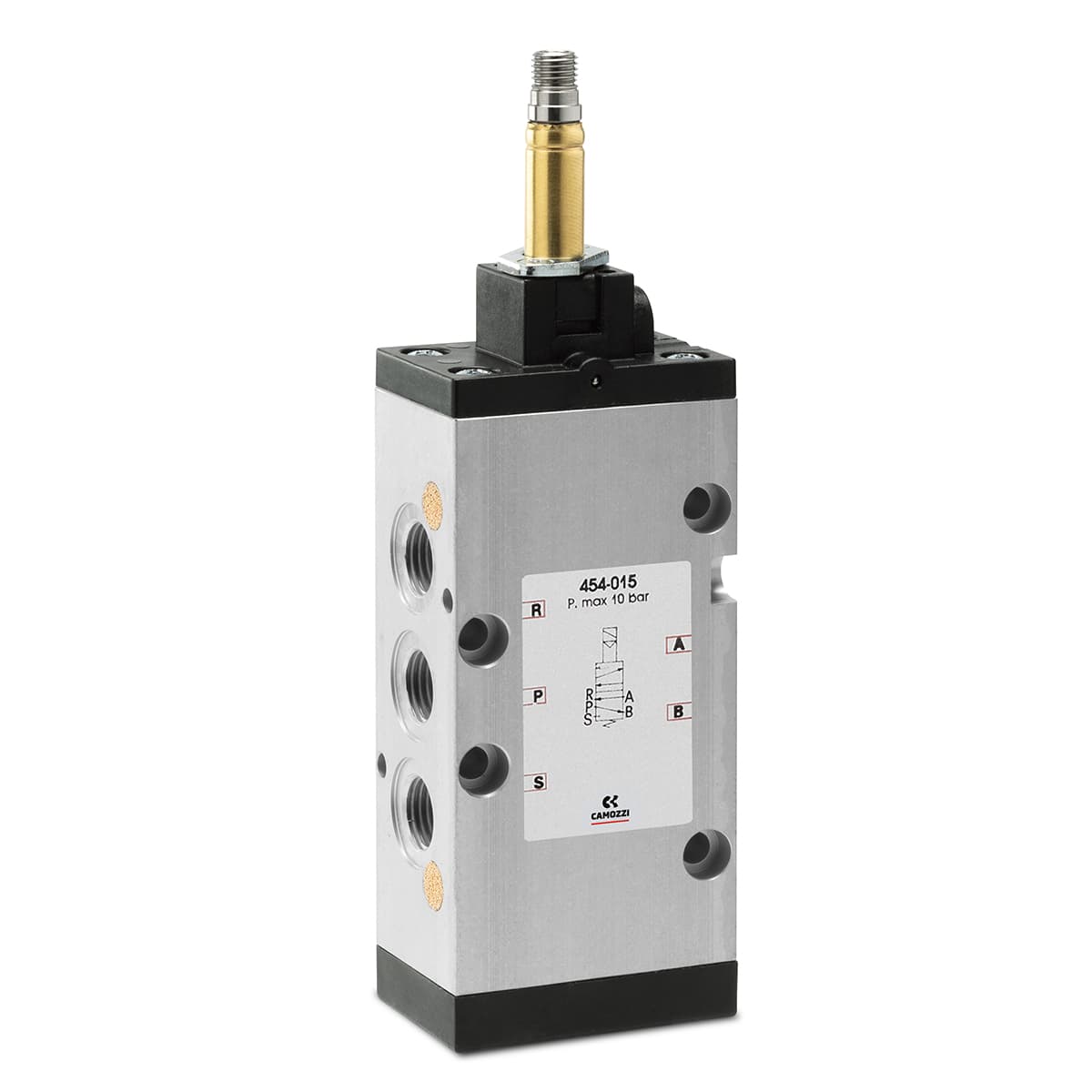 Electroválvula 5/2 vías de G1/4, monoestable - Mod. 454...