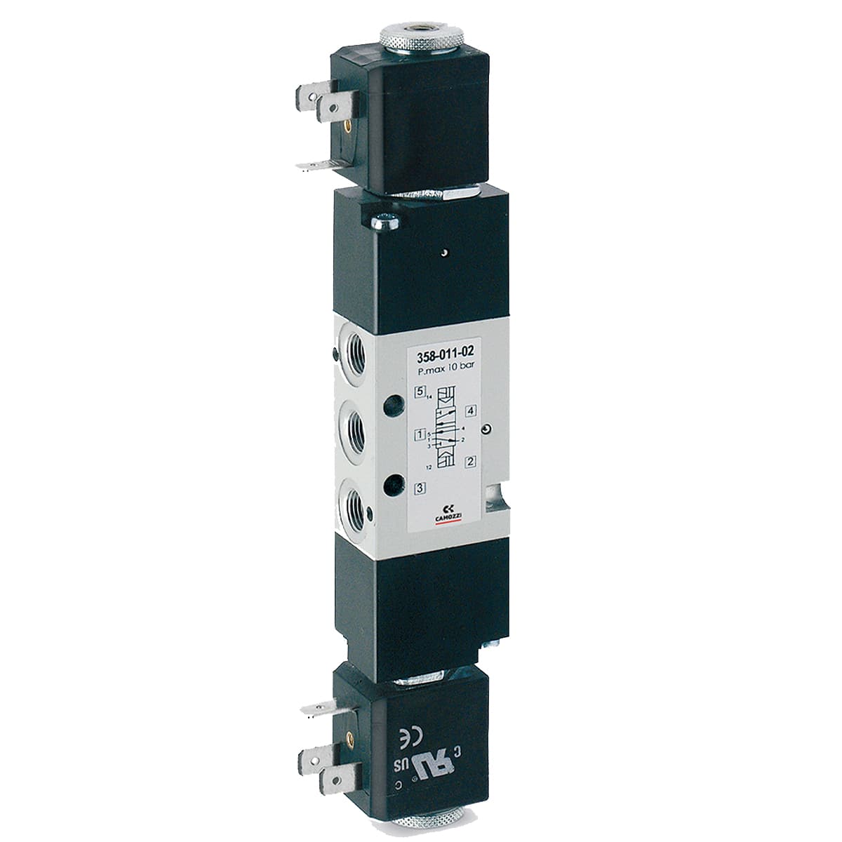 Electroválvula 5/2 vías de G1/8 biestable - Mod. 358... (imagen 2)
