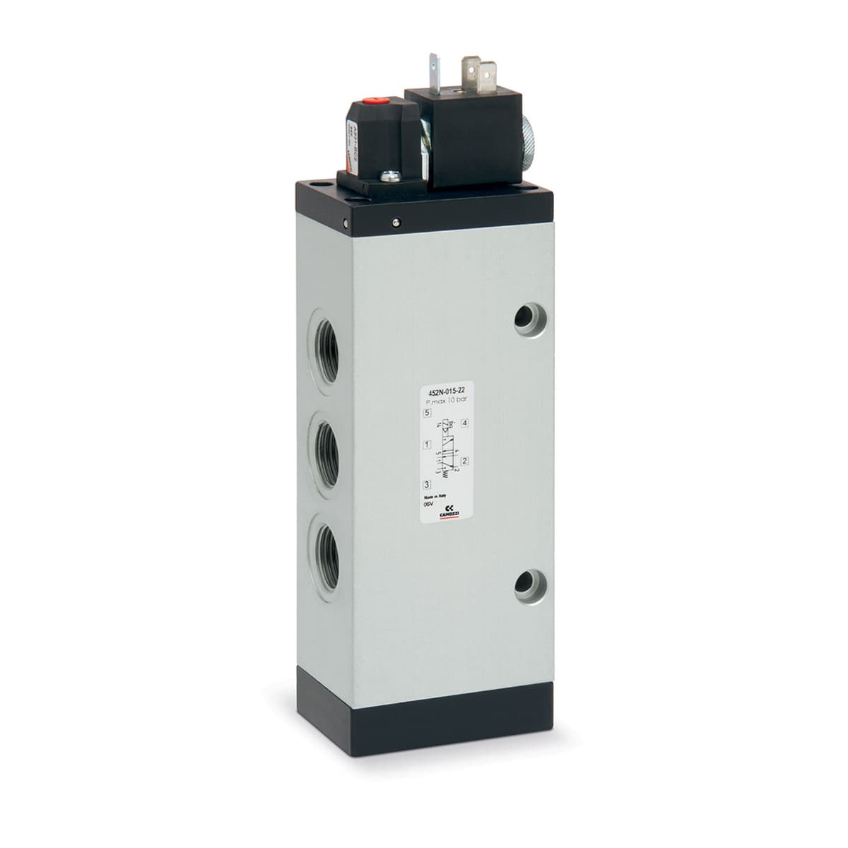Electroválvula 5/2 vías de G1/2, monoestable - Mod. 452N-... (imagen 2)