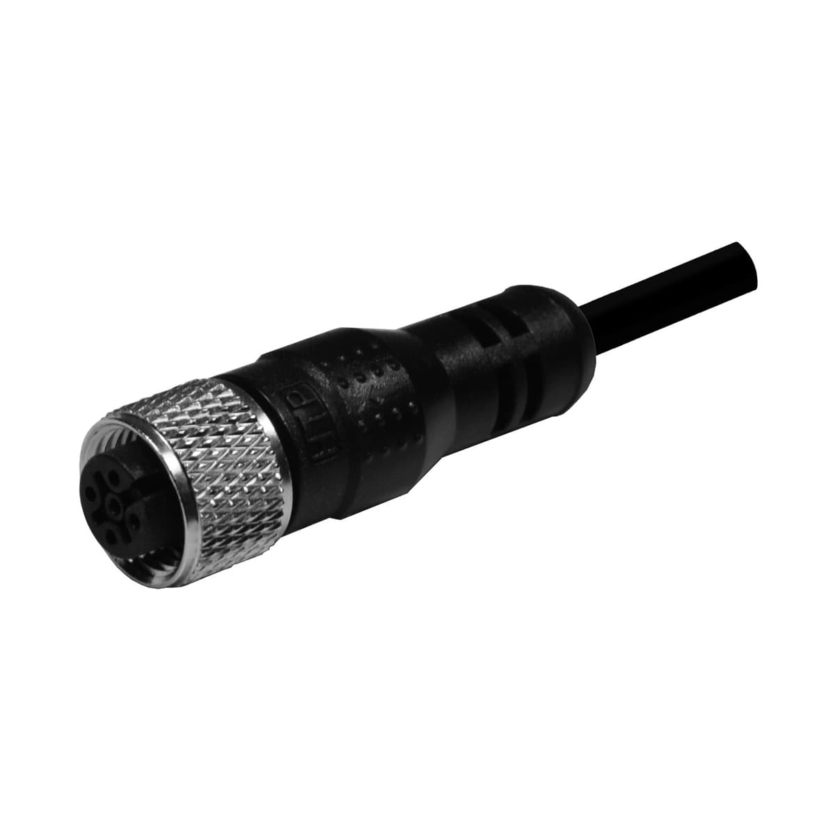Cable con conector M12 5 pines, hembra, recto, blindado Mod. CS-LF05HB-D*