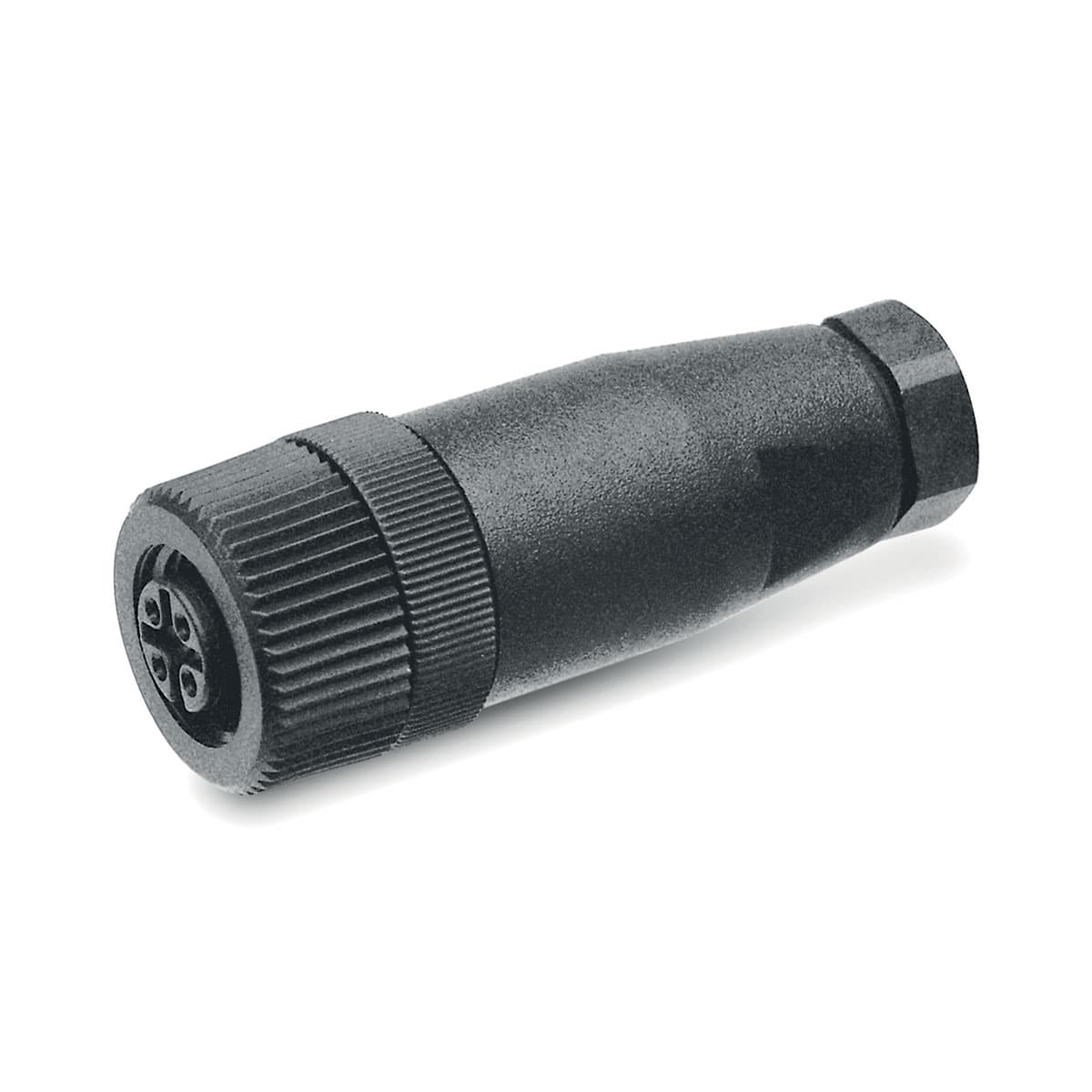 Conector M12, 5 pines, hembra, recto Mod. CS-LF04HB