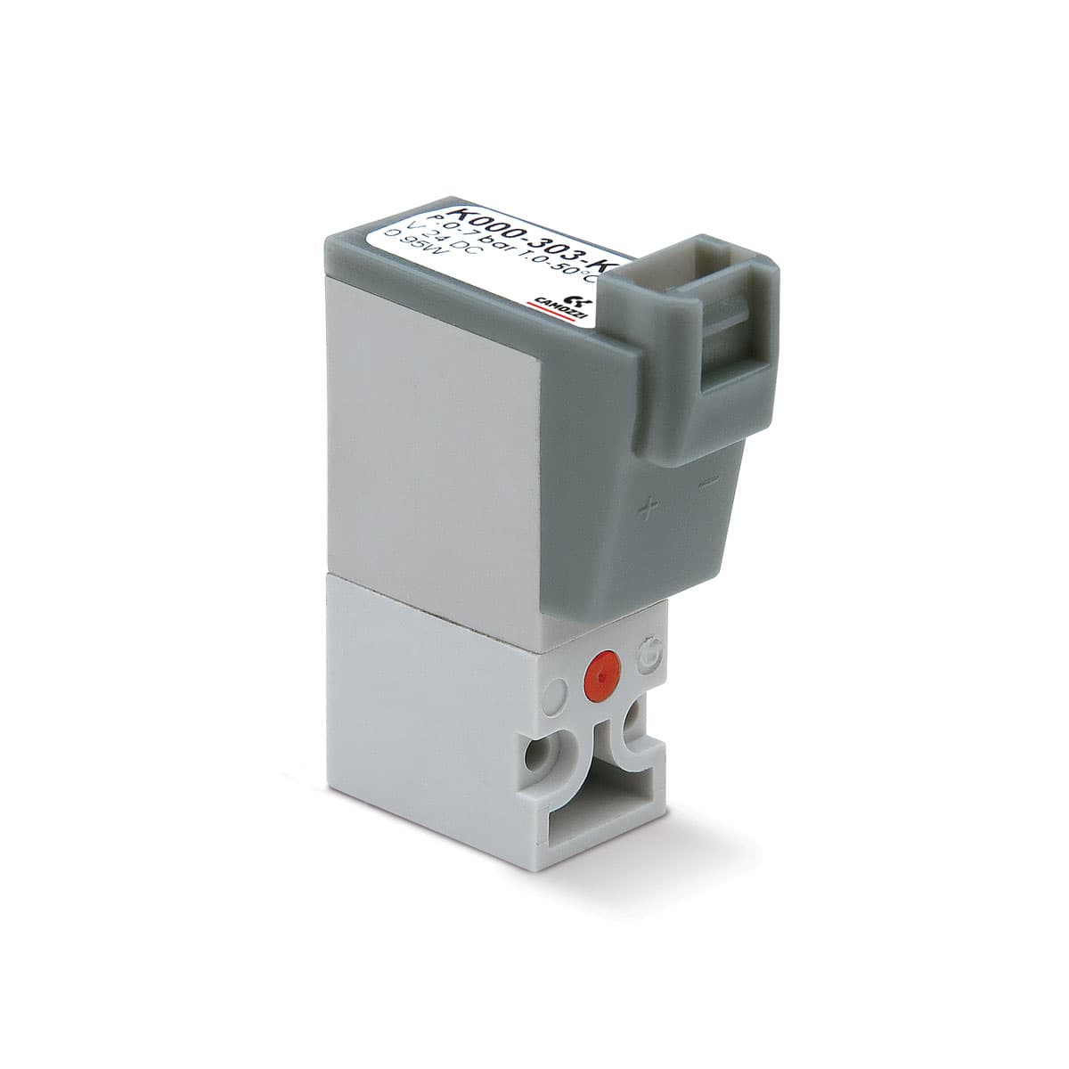 Electroválvula de 2/2 vías NC (con conector en línea)