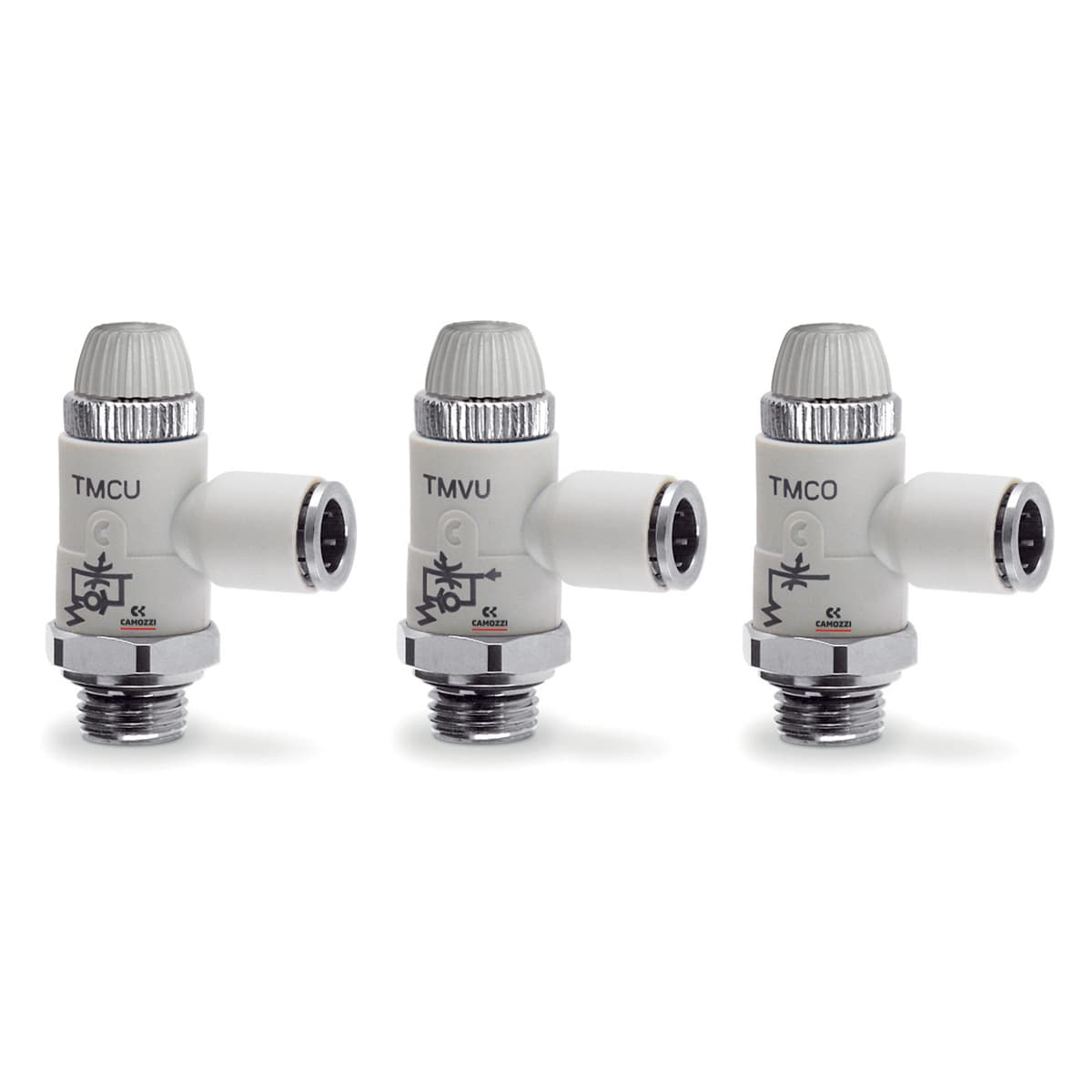 Válvulas de regulación de caudal Reguladores de flujo unidireccionales y bidireccionales orientables con diámetro nominal 2 - 3,8 - 5,8 - 8 mm Conexiones: G1/8, G1/4, G3/8, G1/2