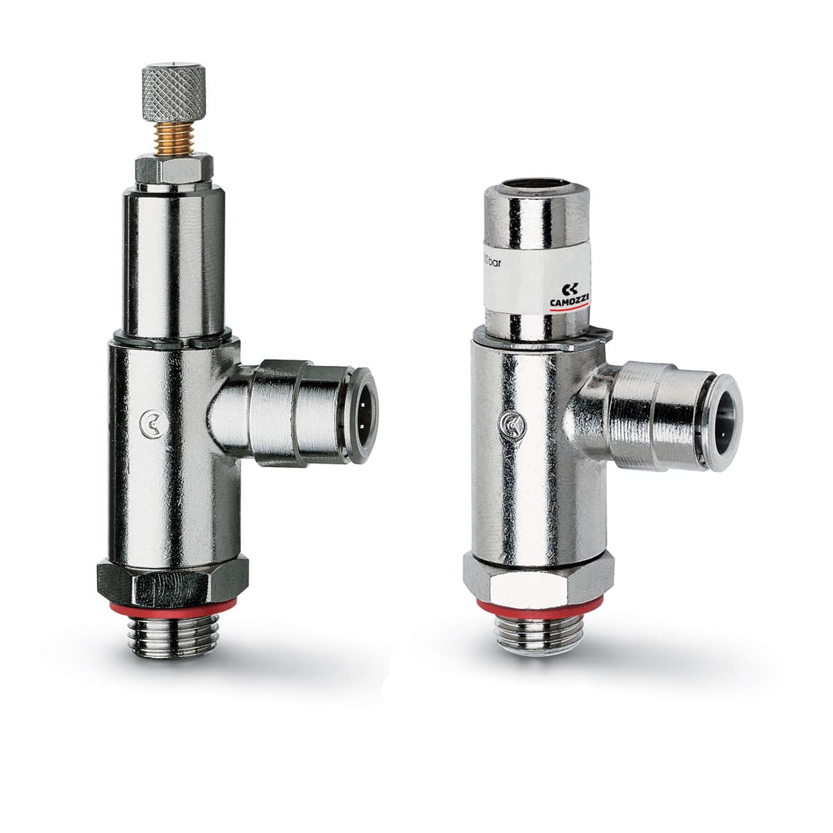 Válvulas de regulación de caudal Reguladores de flujo unidireccionales y bidireccionales orientables con diámetro nominal 1, 5 - 3,5 - 5 mm Conexiones: M5, G1/8, G1/4