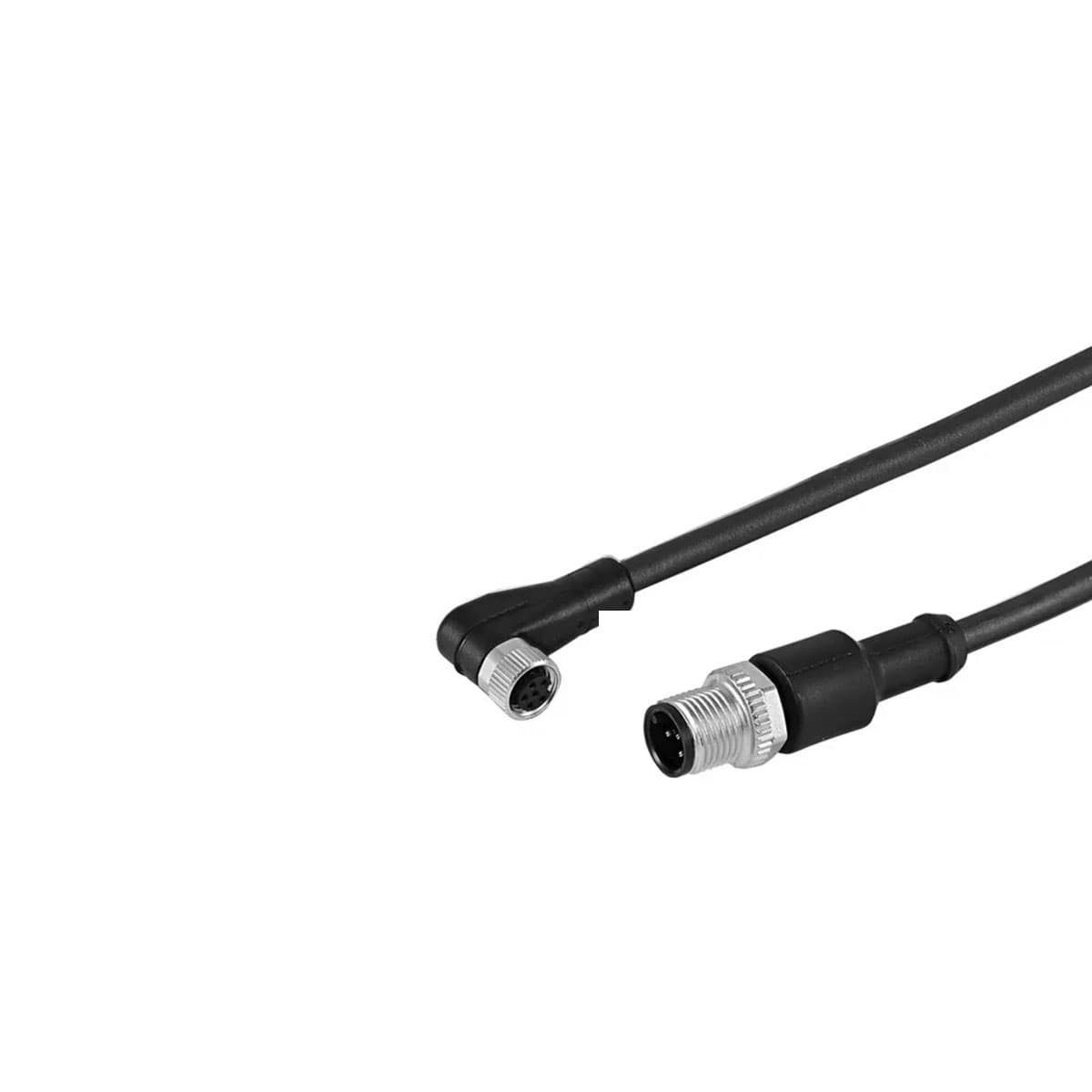 Cable con conector de 90° M8 / 6 pines - recto M12 / 5 pines Mod. CS-AG05HB-E*