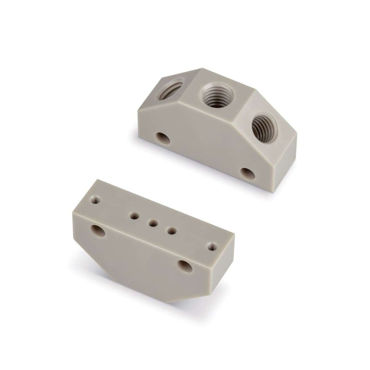 Subbase simples para electroválvula Serie KDV Mod. KDV001-*