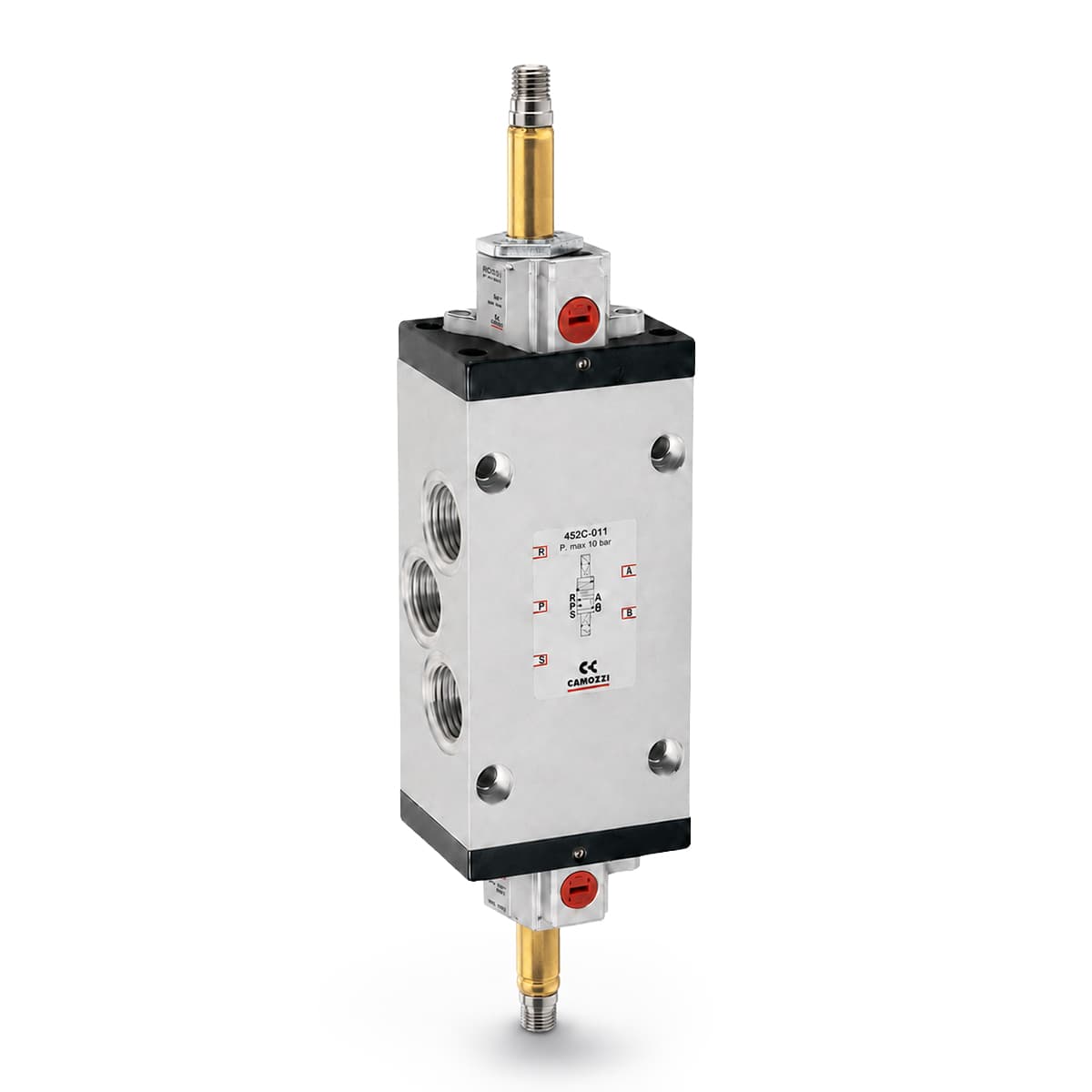 Electroválvula 5/2 vías de G1/2, biestable - Mod. 452...