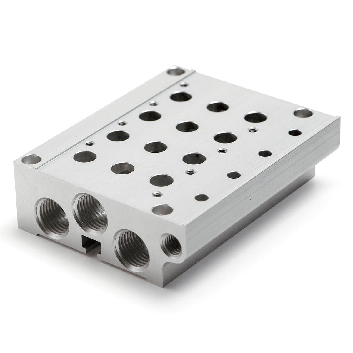 Manifold para válvulas tamaño 16 y 19 (salidas en el cuerpo)