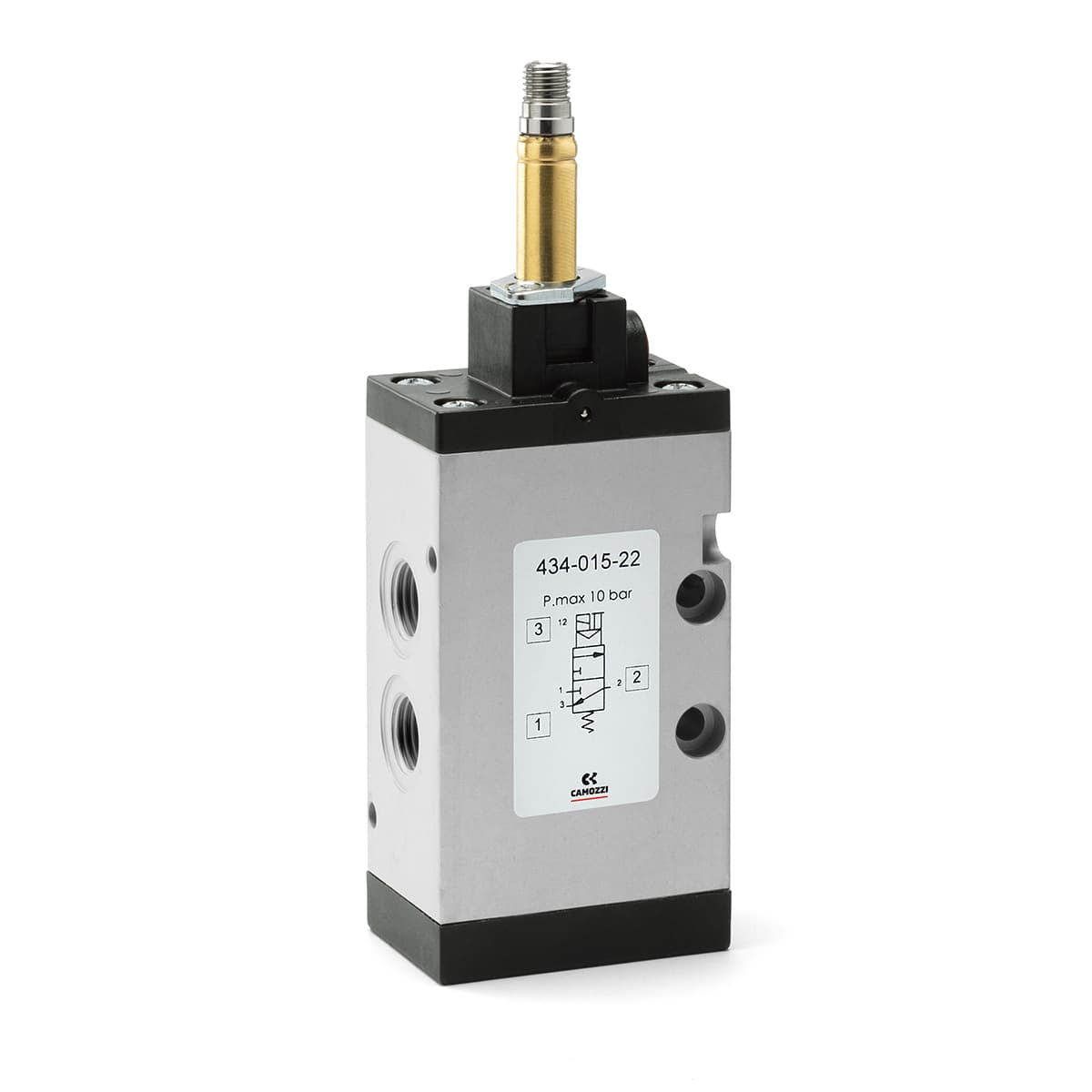Electroválvula 3/2 vías de G3/8 monoestable - Mod.433... y Mod. 443...