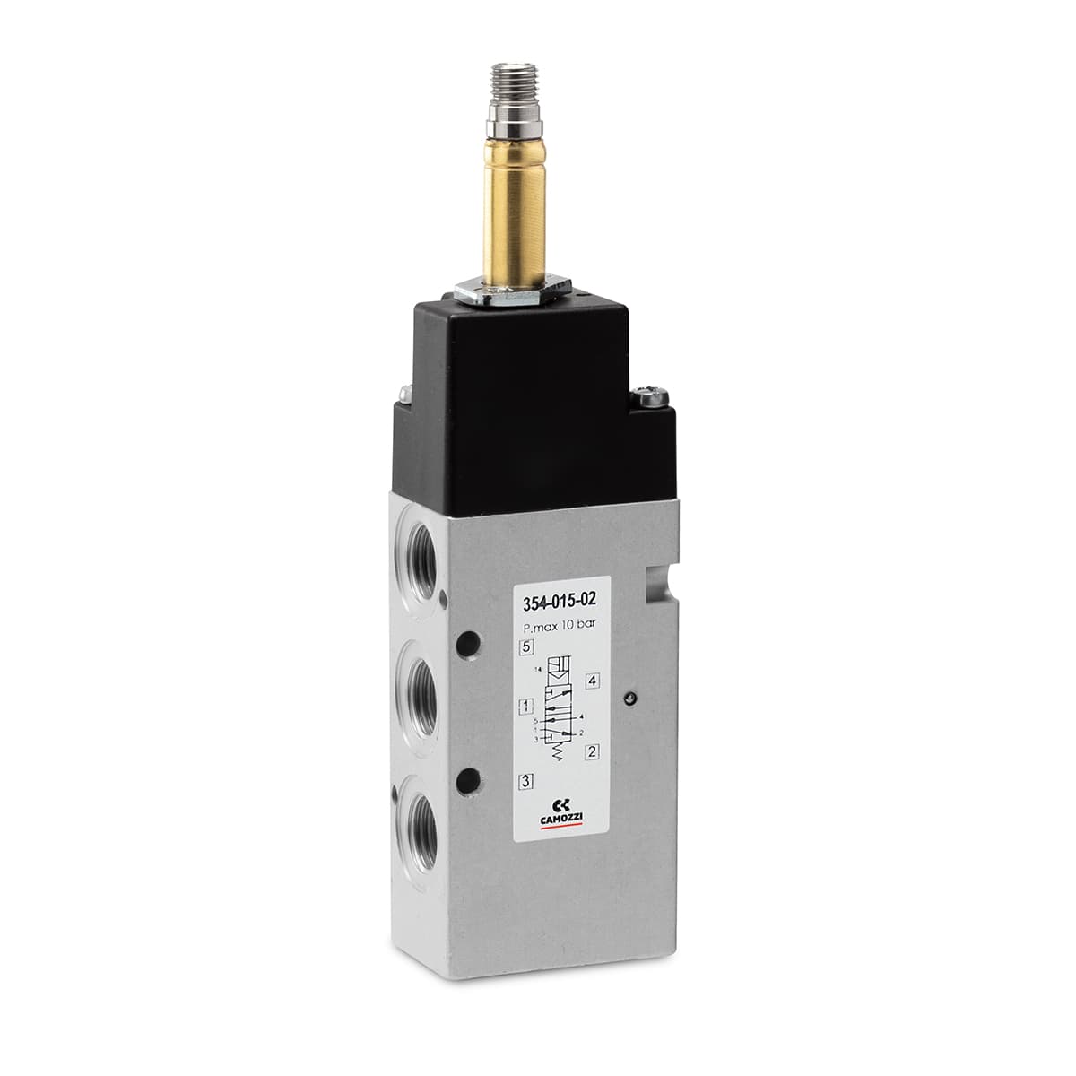 Electroválvula 5/2 vías de G1/4 monoestable - Mod. 354...