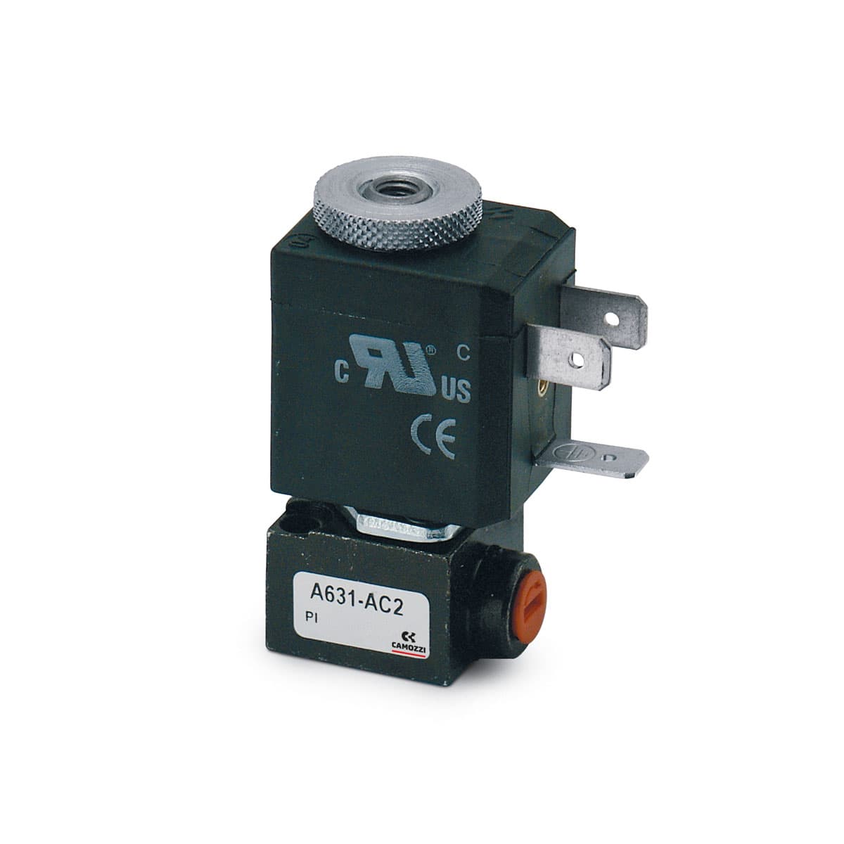 Electroválvula - 3/2 vias NC - Mod. A63 - interfaz giratoria