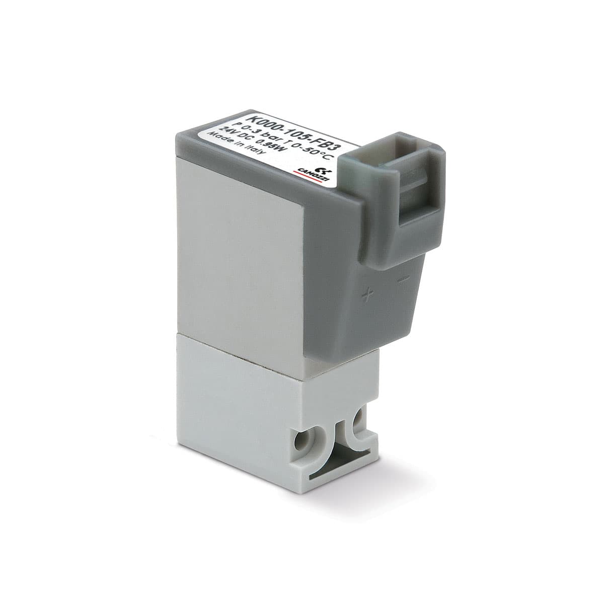 Electroválvula de 2/2 vías NC (con conector en línea)
