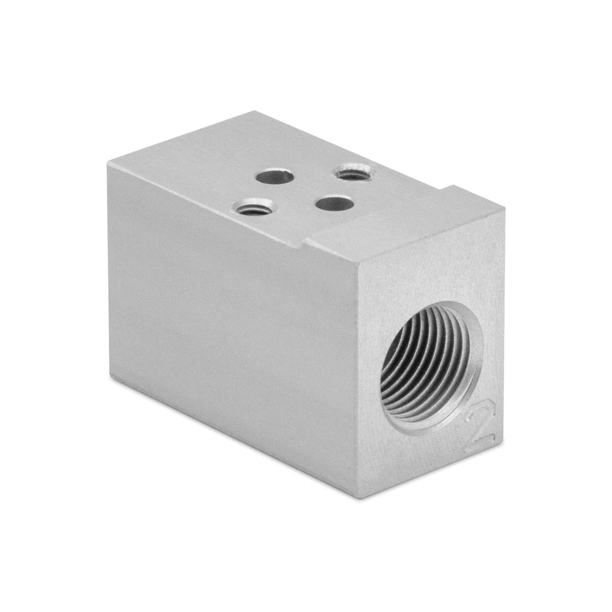 Subbase simple para interfaz de 2 vías de 15 mm de tamaño Mod. PDA01-1/8