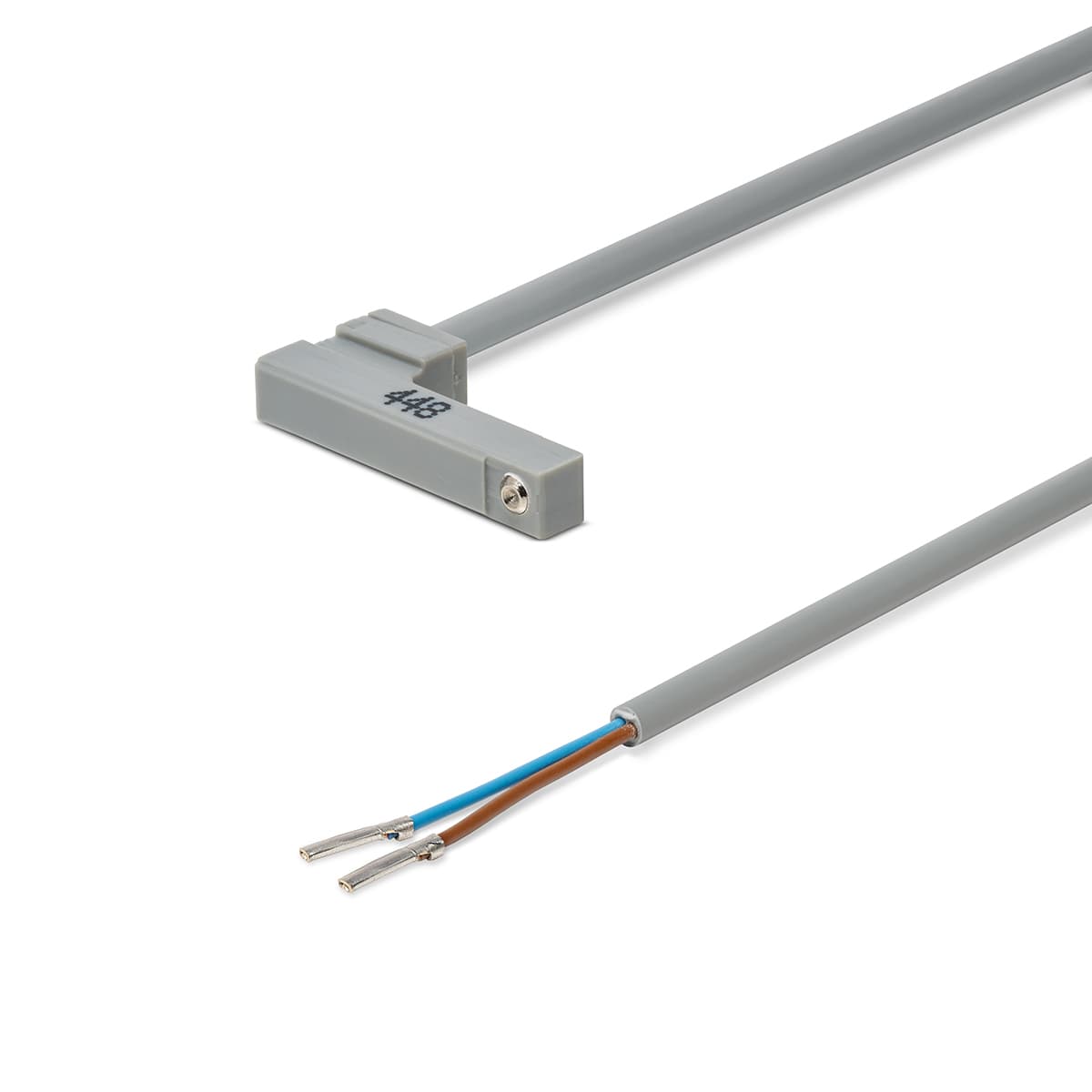 Sensores magnéticos con cable 90° 2 hilos para ranura en B